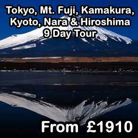 5 Day Sunrise Tour, Tokyo, Mt Fuji, Hakone, Kyoto and Hara